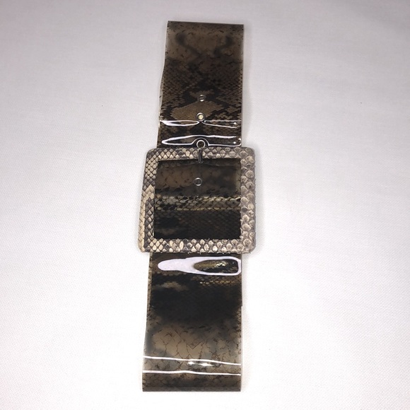 Alessandro Dell’Acqua python plastic belt m/s - Picture 3 of 12